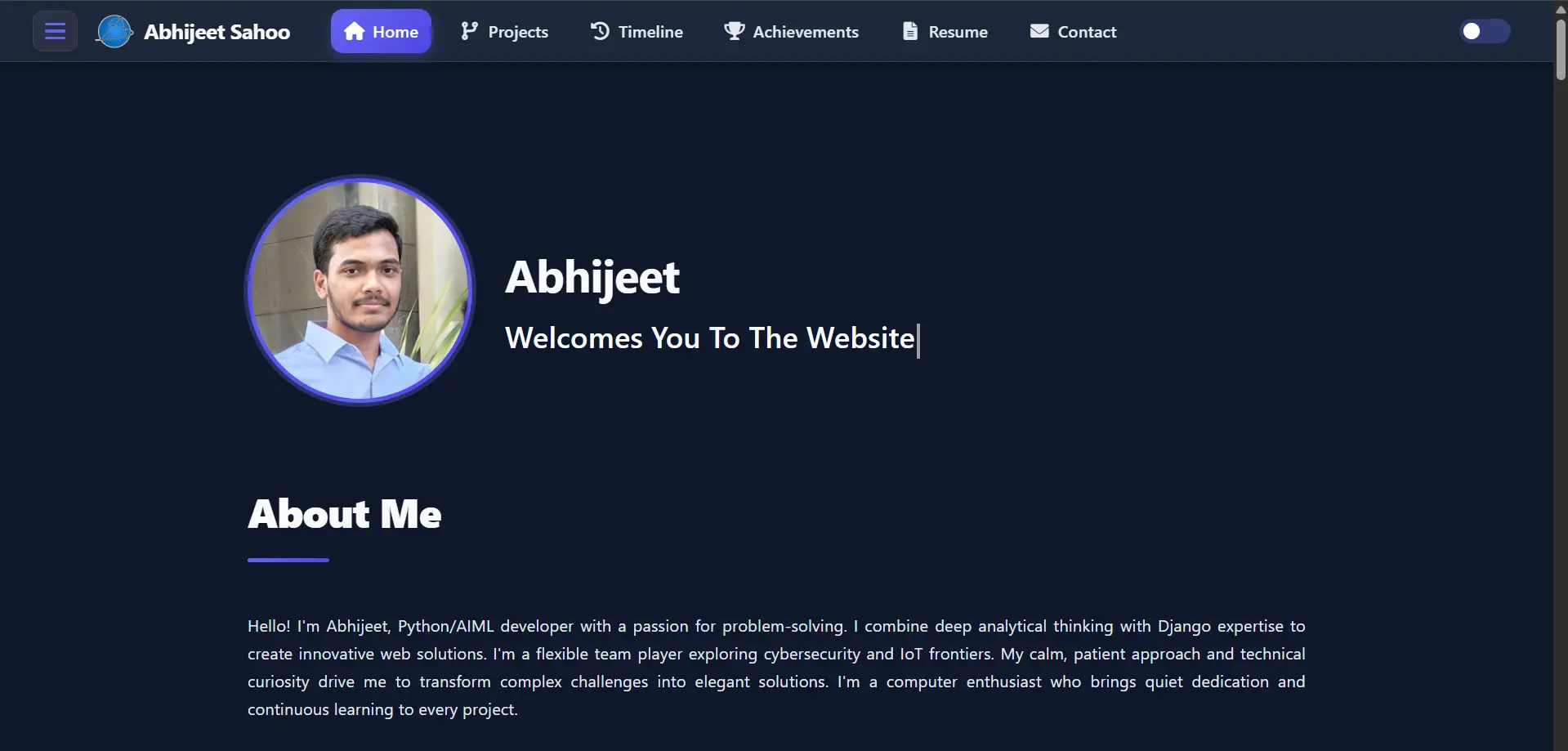 Portfolio Website